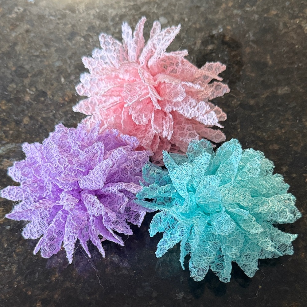 Colorful Lace Hair Accessories for Kids